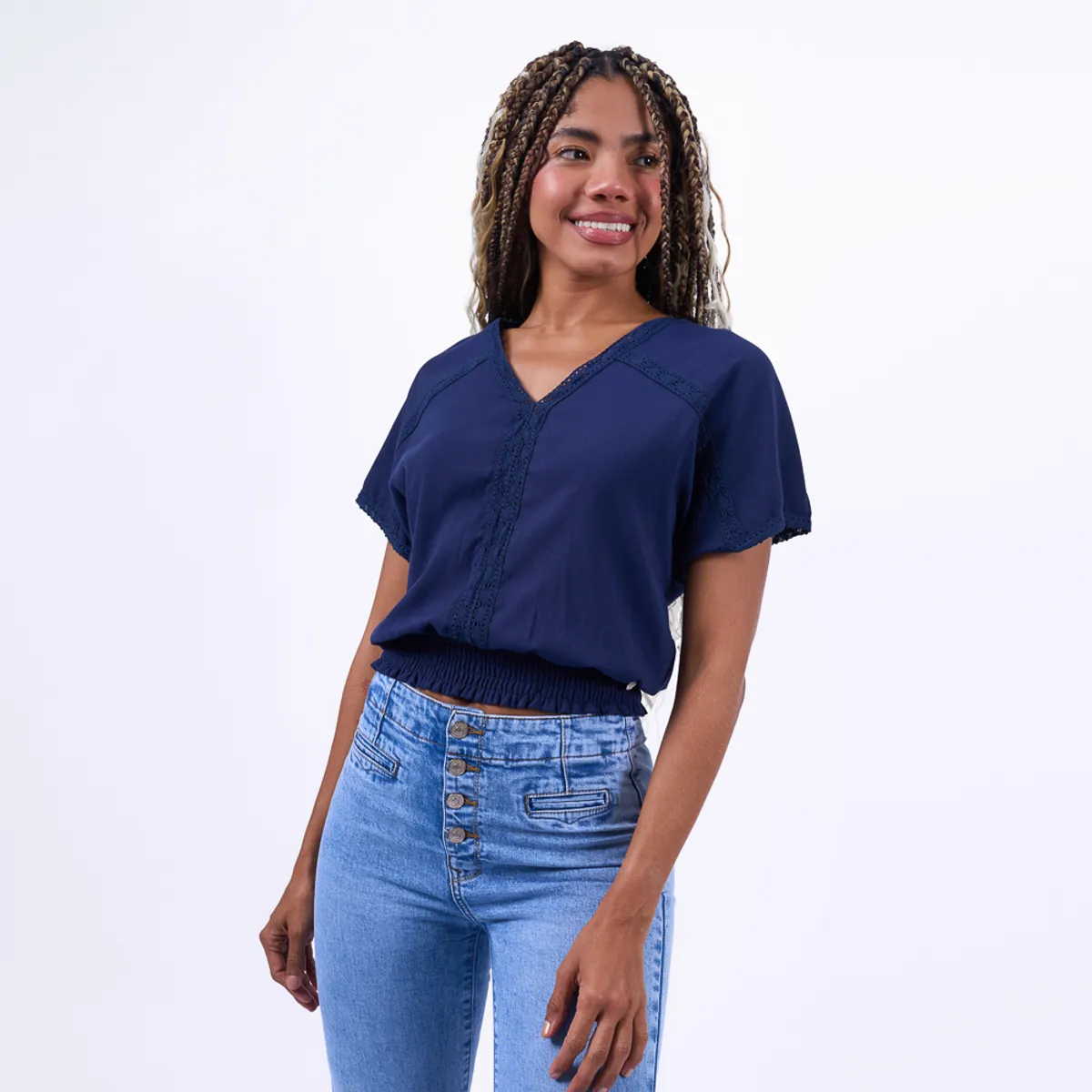 BRONCO - BLUSA KP25MAVIANA LINO