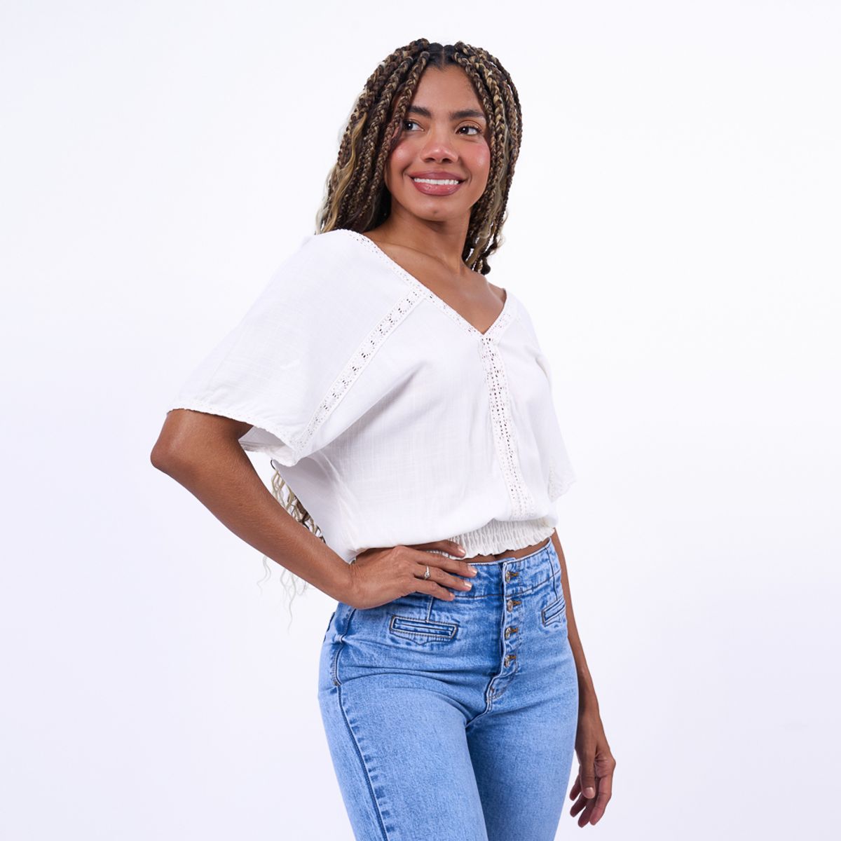 BRONCO - BLUSA KP25MAVIANA LINO