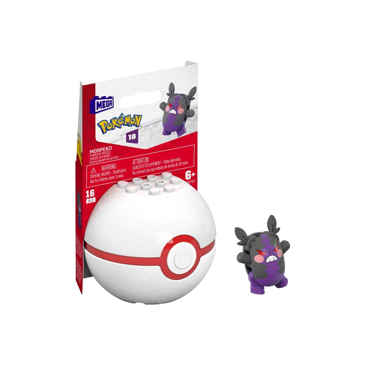 POKEMON - Pokemon Mega Morpeko 16 Piezas