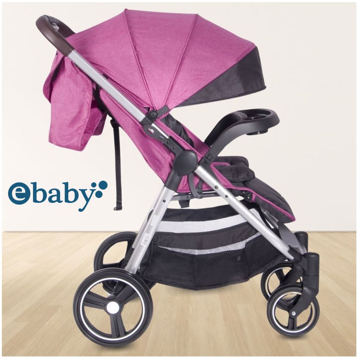 EBABY - Coche de Paseo «DASH» Ebaby Pink