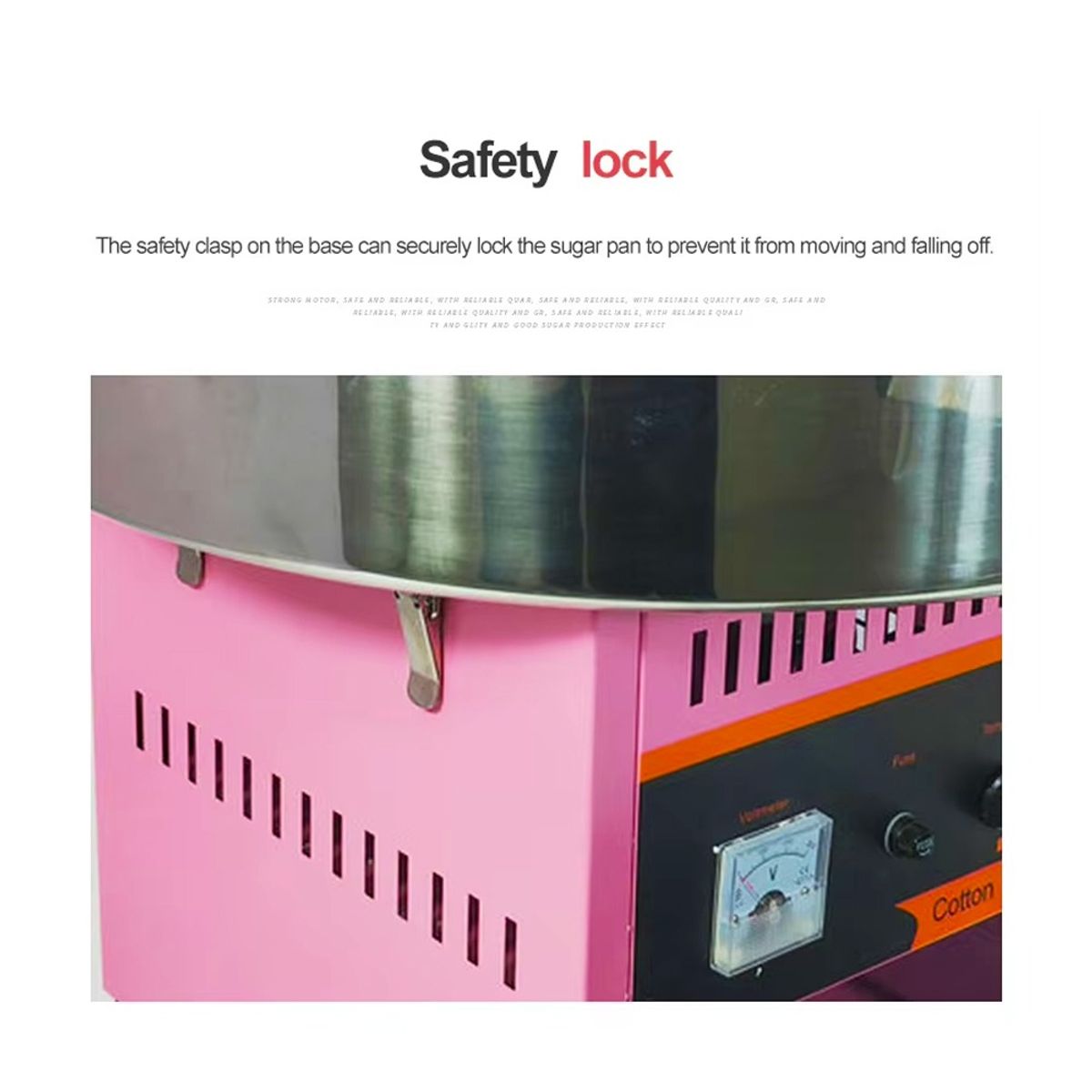 GENERICO - Máquina de Algodón de Azúcar Cotton Candy CB-71