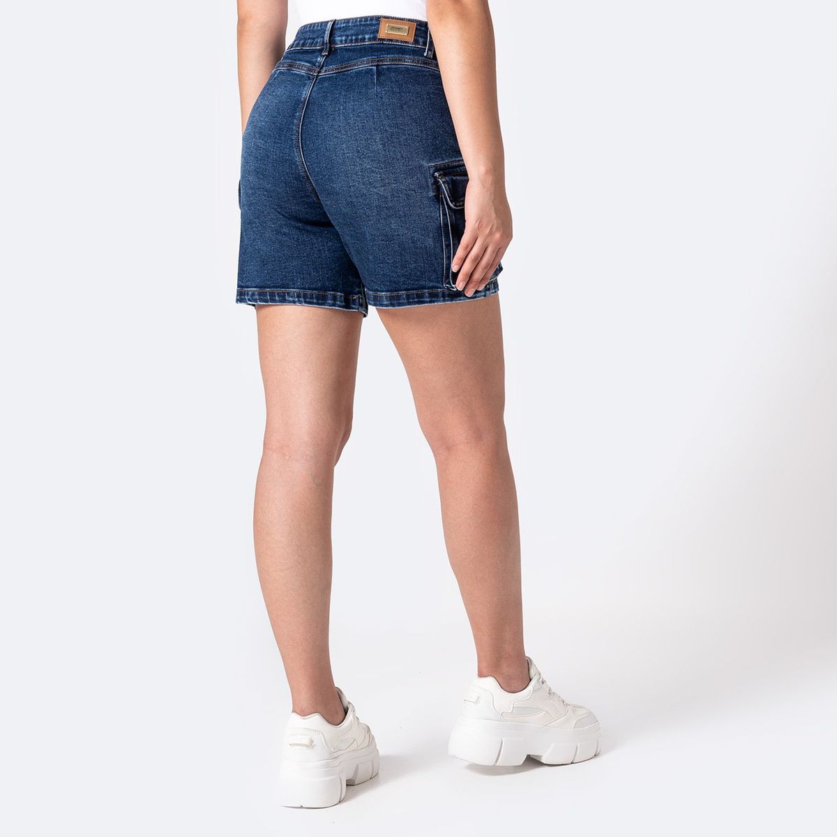 PIONIER - Bermuda Cargo Denim Stretch Dayanih Pionier