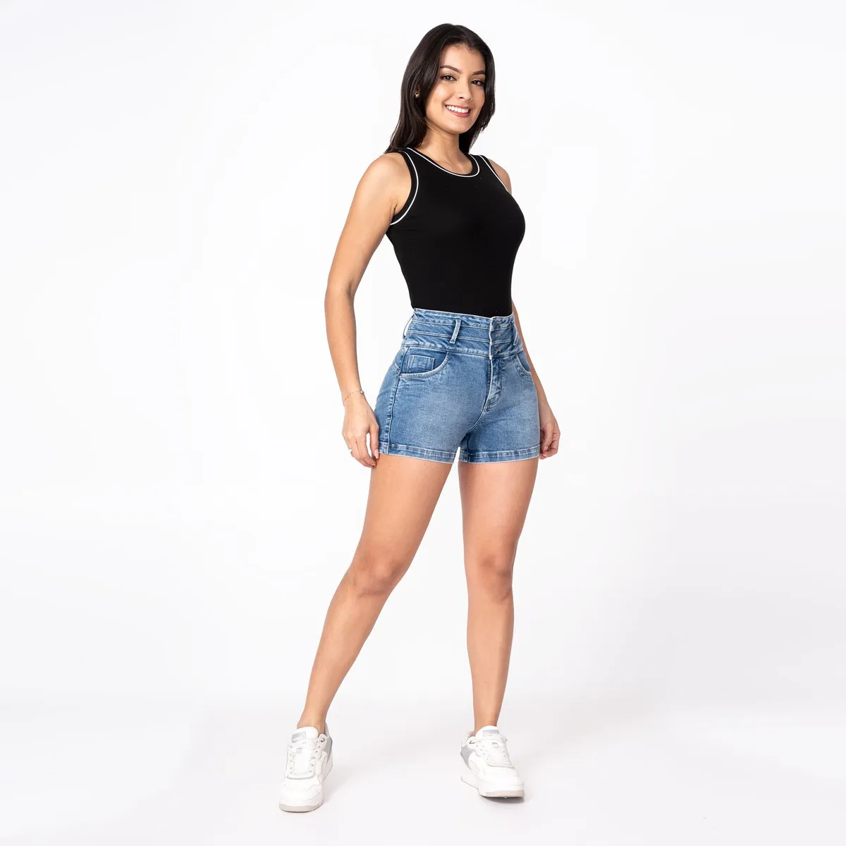 PIONIER - Short Denim Stretch Kalami Pionier