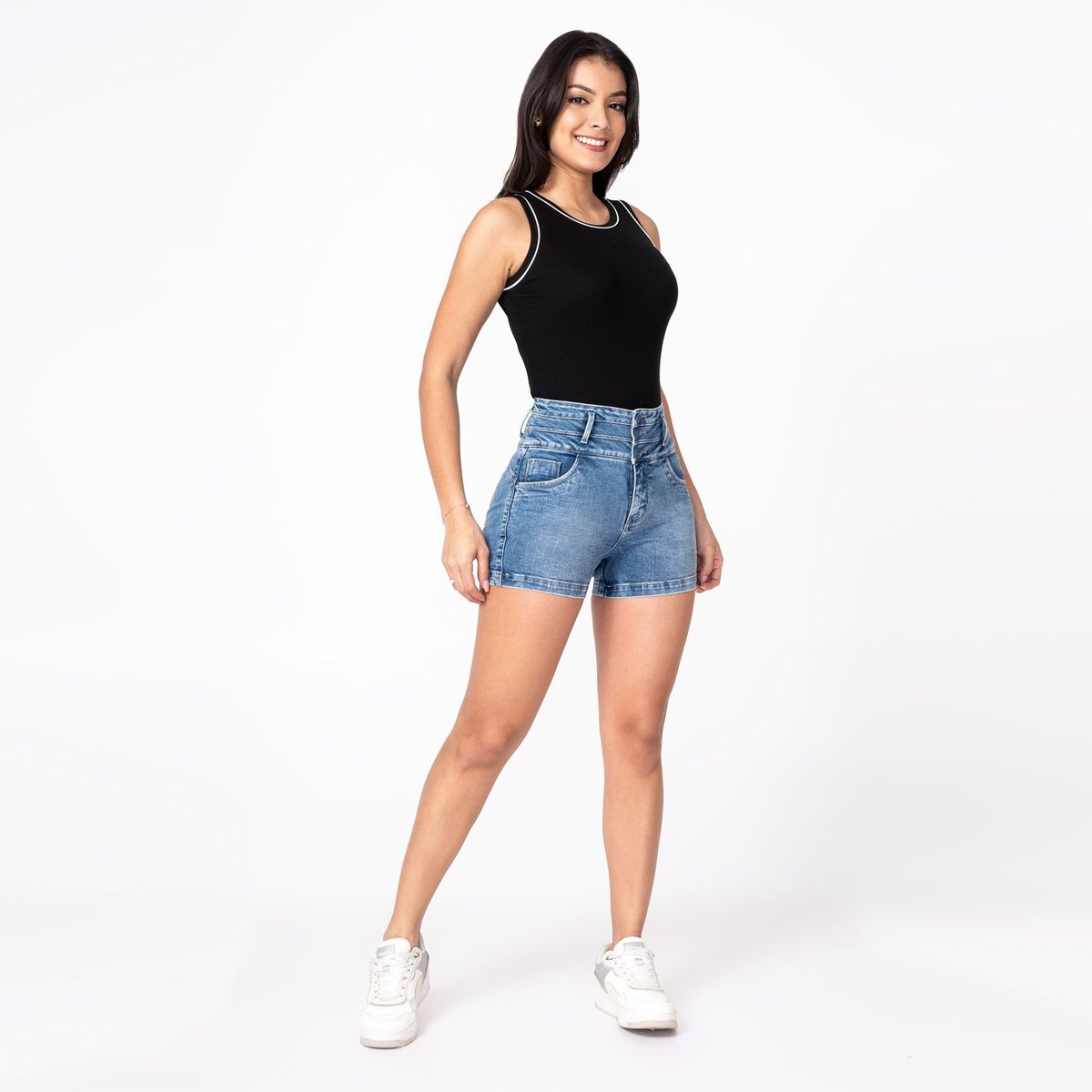 PIONIER - Short Denim Stretch Kalami Pionier
