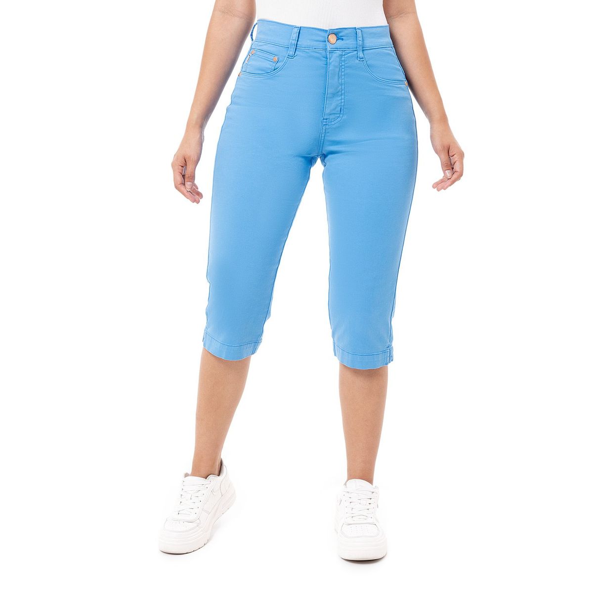 PIONIER - Cropped Clasico Drill Stretch Diana Mujer