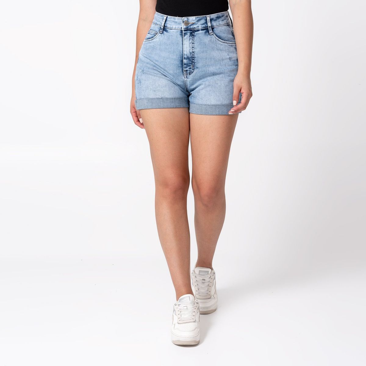 PIONIER - Short Denim Stretch Mariham Pionier