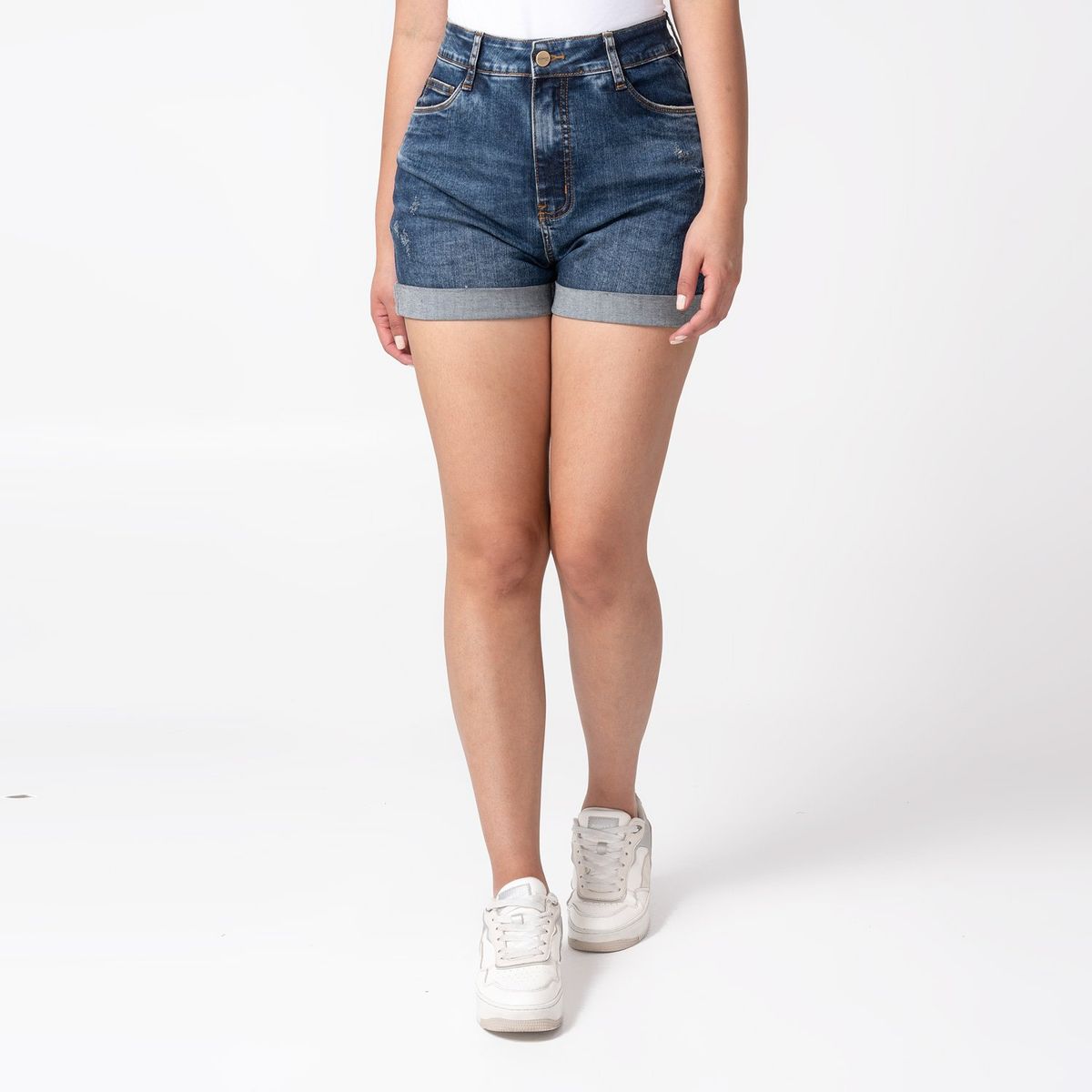 PIONIER - Short Denim Stretch Mariham Pionier