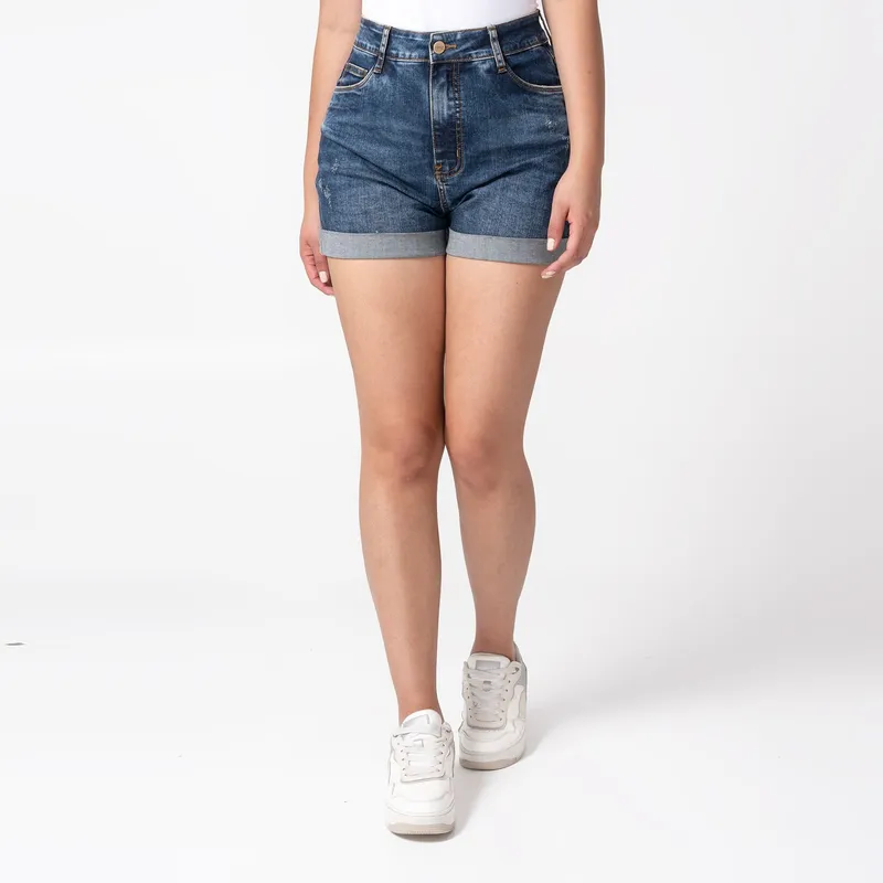 PIONIER - Short Denim Stretch Mariham Pionier