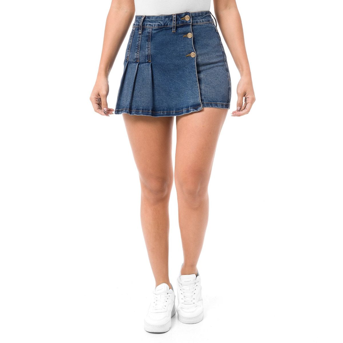 FITS ME - Mini Shor Denim Stretch Veksam Fits Me