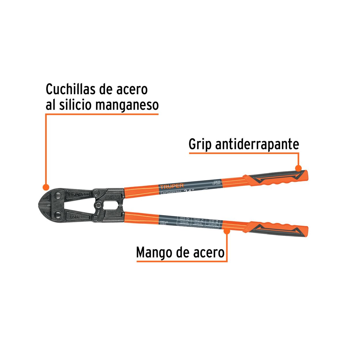 TRUPER - Cizalla 24" Profesional 12833 Truper