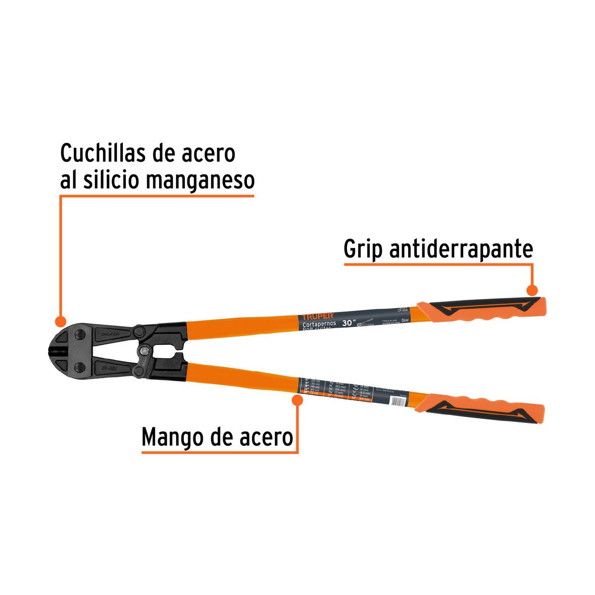 TRUPER - Cizalla 30" Profesional 12834 Truper