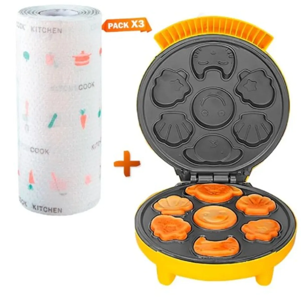GENERICO - Mini Maquina De Wafles Infantiles tendencia