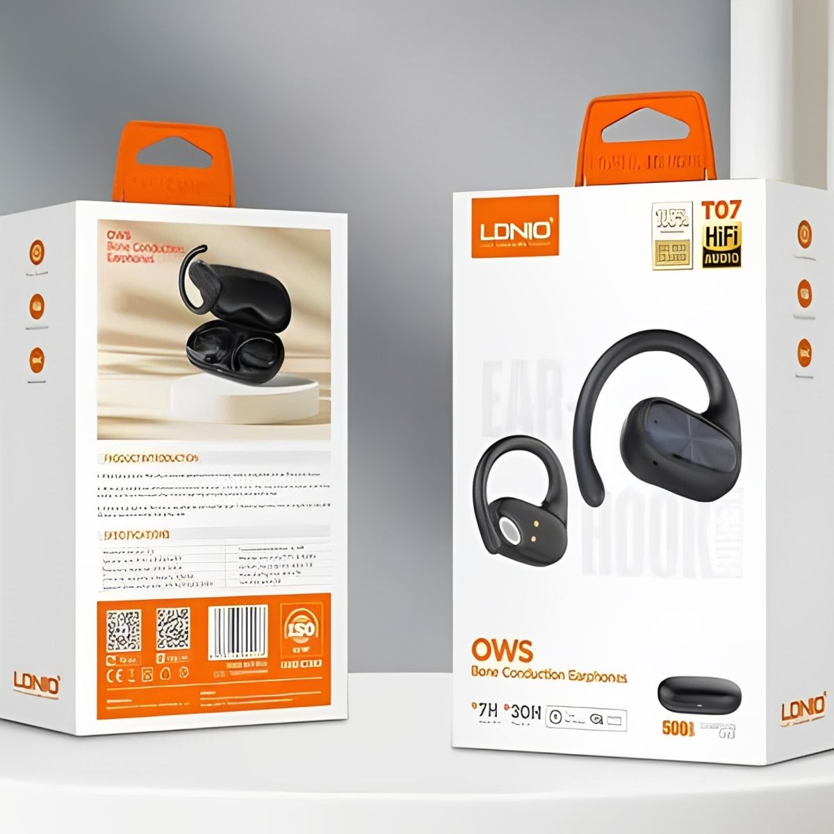 LDNIO - Audifonos Conduccion Osea  Bluetooth 5.3 Ldnio T07 30horas