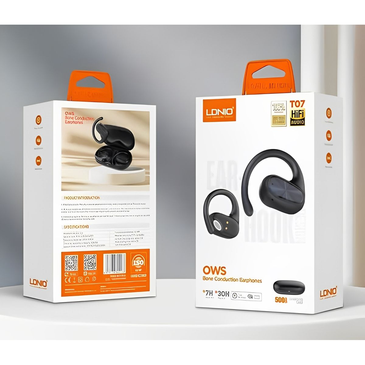 LDNIO - Audifonos Conduccion Osea  Bluetooth 5.3 Ldnio T07 30horas