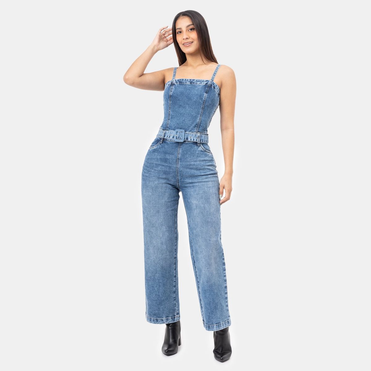 PIONIER - Enterizos Denim Stretch Verune Pionier