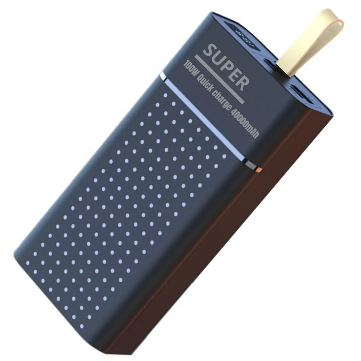 GENERICO - Power Bank 40000mAh BESTIA 100W Carga Rápida  Batería Portátil CP04