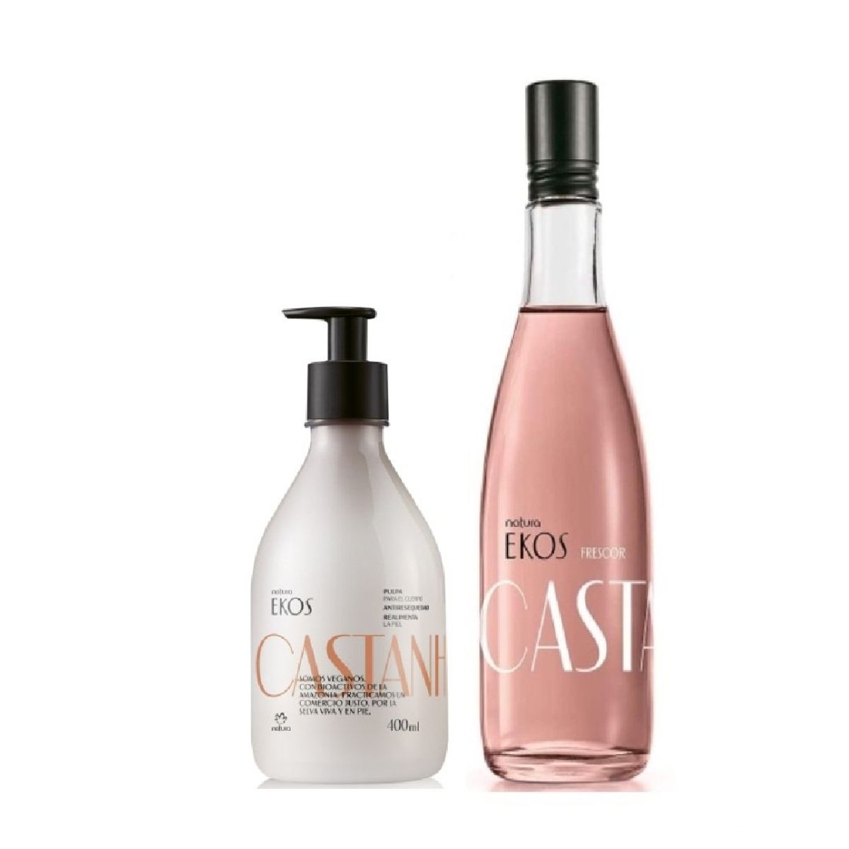 NATURA - Kit Ekos castaña Natura frescor 150ml y pulpa corporal 400ml