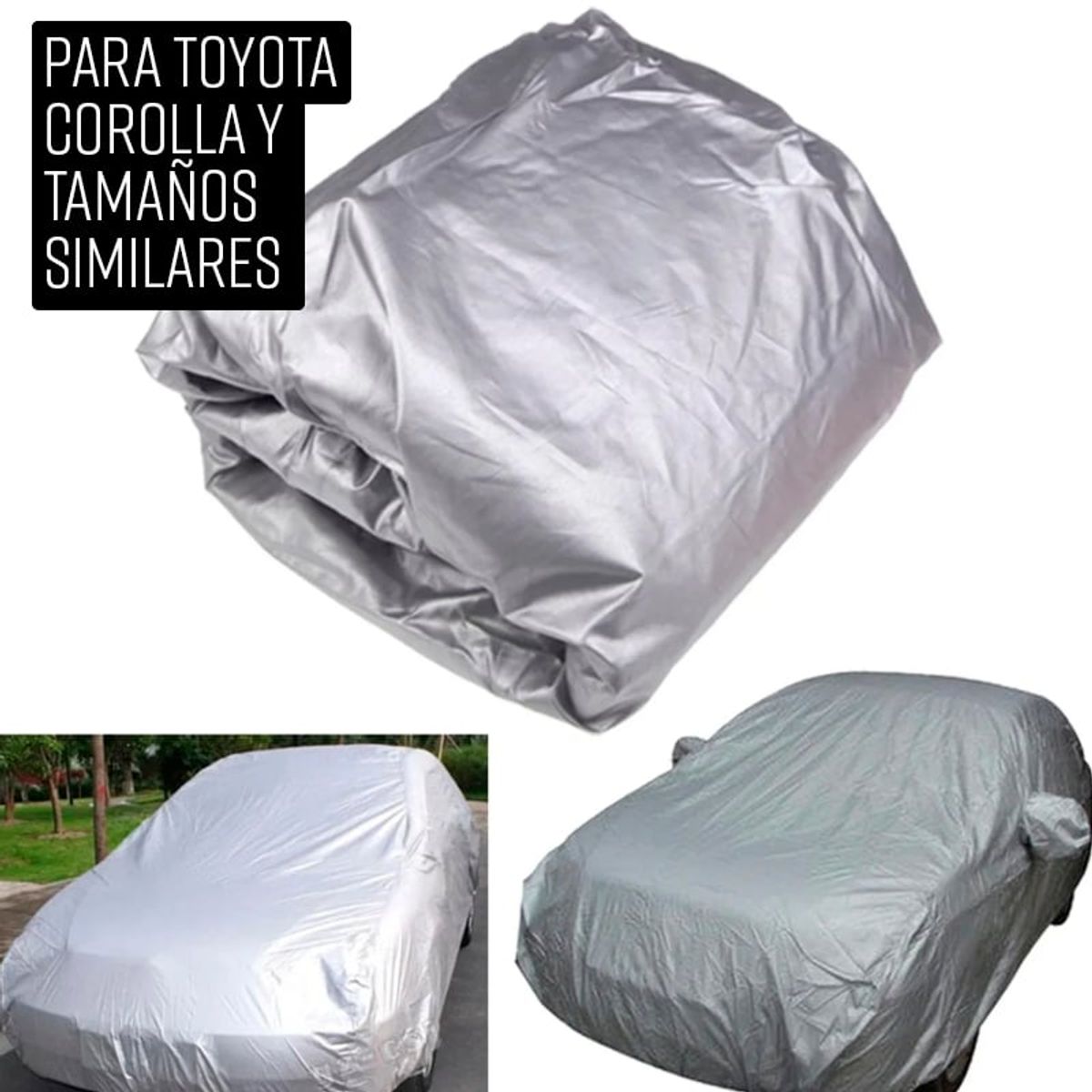 GENERICO - Cobertor para auto TOYOTA COROLLA Funda Impermeable Talla L