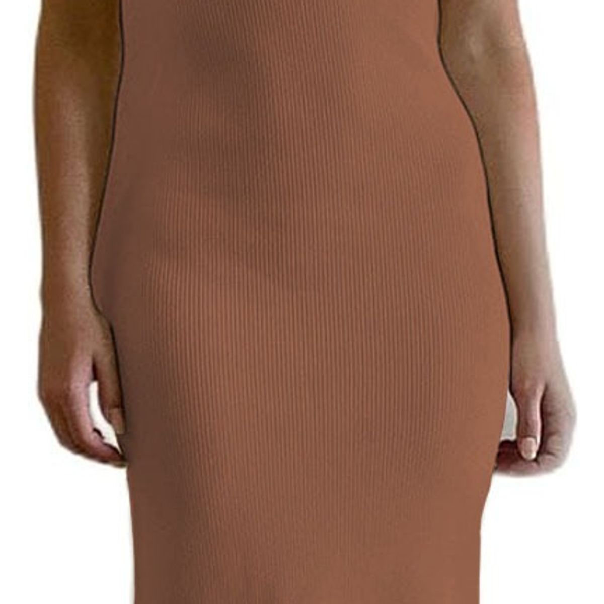 GENERICO - Vestido De Ensueño Mujer Tejido Jilo Alpino G359-23 Color Camel