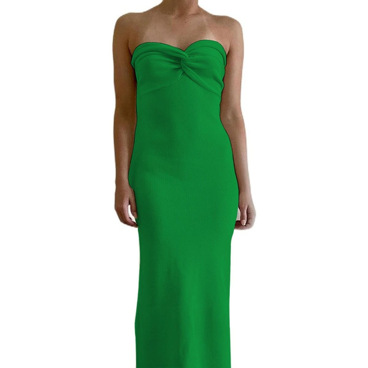 GENERICO - Vestido De Ensueño Mujer Tejido Jilo Alpino G359-23 Color Verde