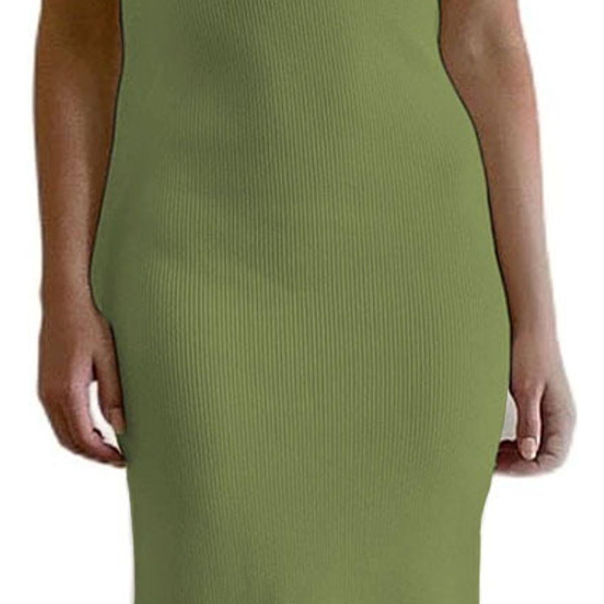 GENERICO - Vestido De Ensueño Mujer Tejido Jilo Alpino G359-23 Color Verde Oscuro