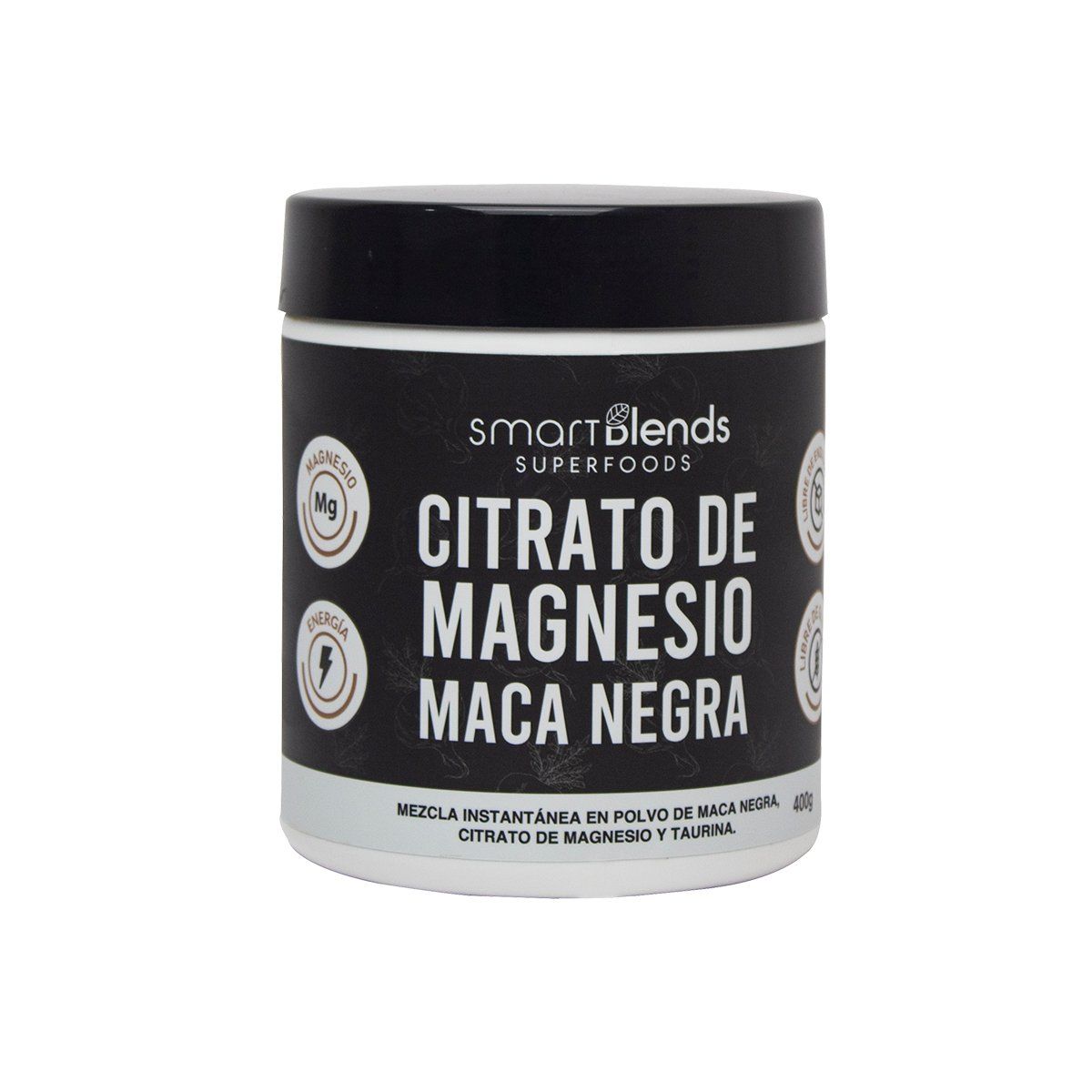 GENERICO - CITRATO DE MAGNESIO MACA NEGRA SMART BLENDS 400GR
