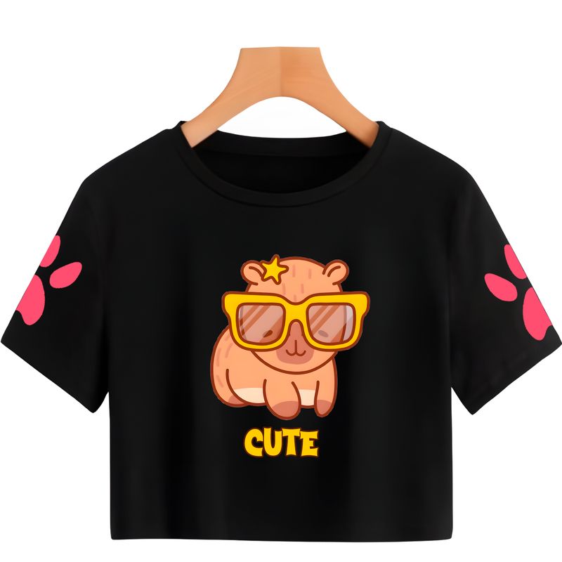 GENERICO - Polo Crops Capibara Cute