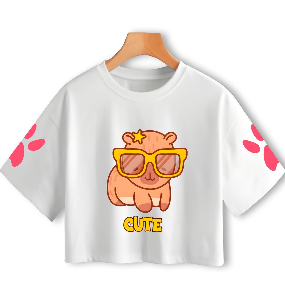 GENERICO - Polo Crops Capibara Cute