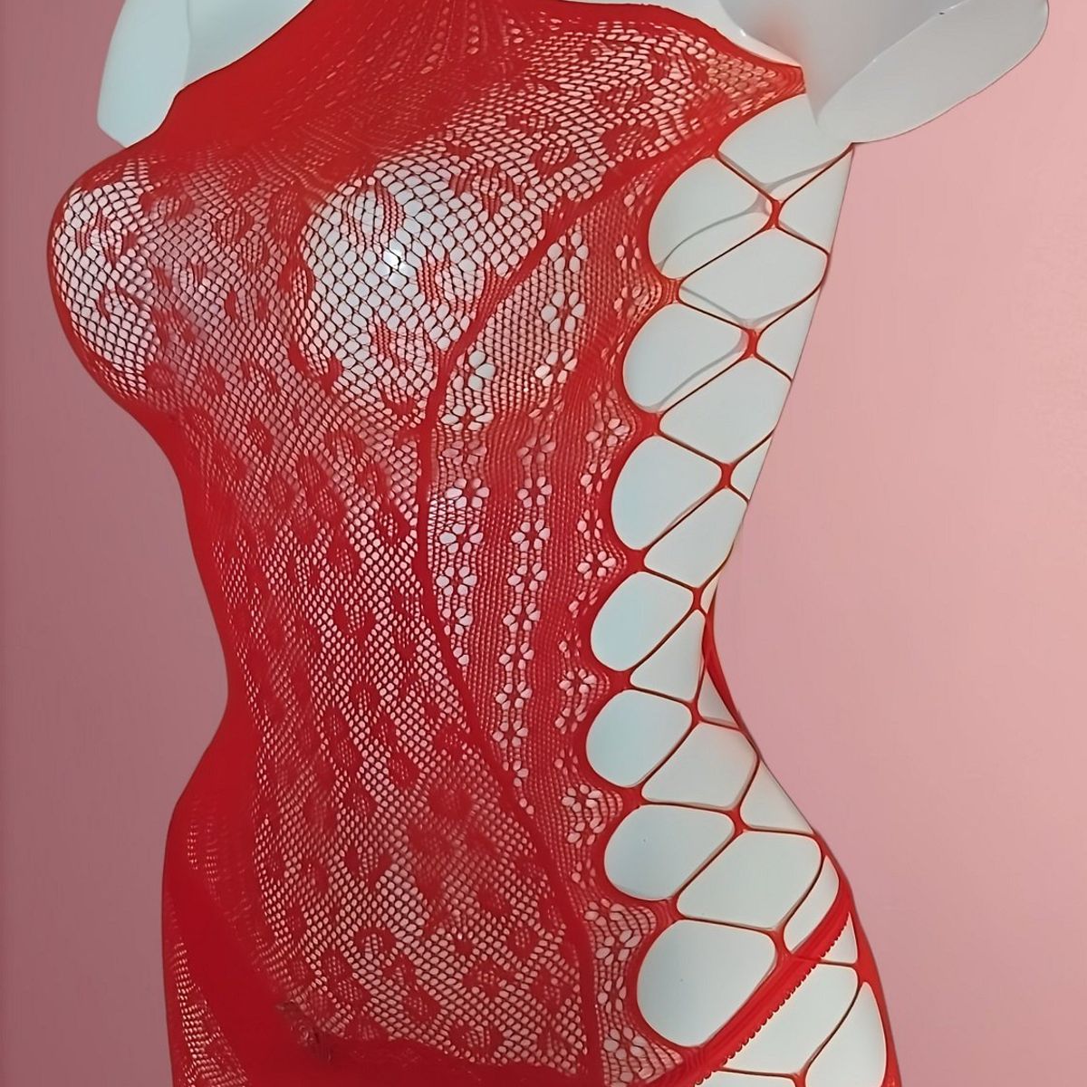 GENERICO - CONJUNTO LOLITA 2 PIEZAS LENCERIA LOLITAS ROJO