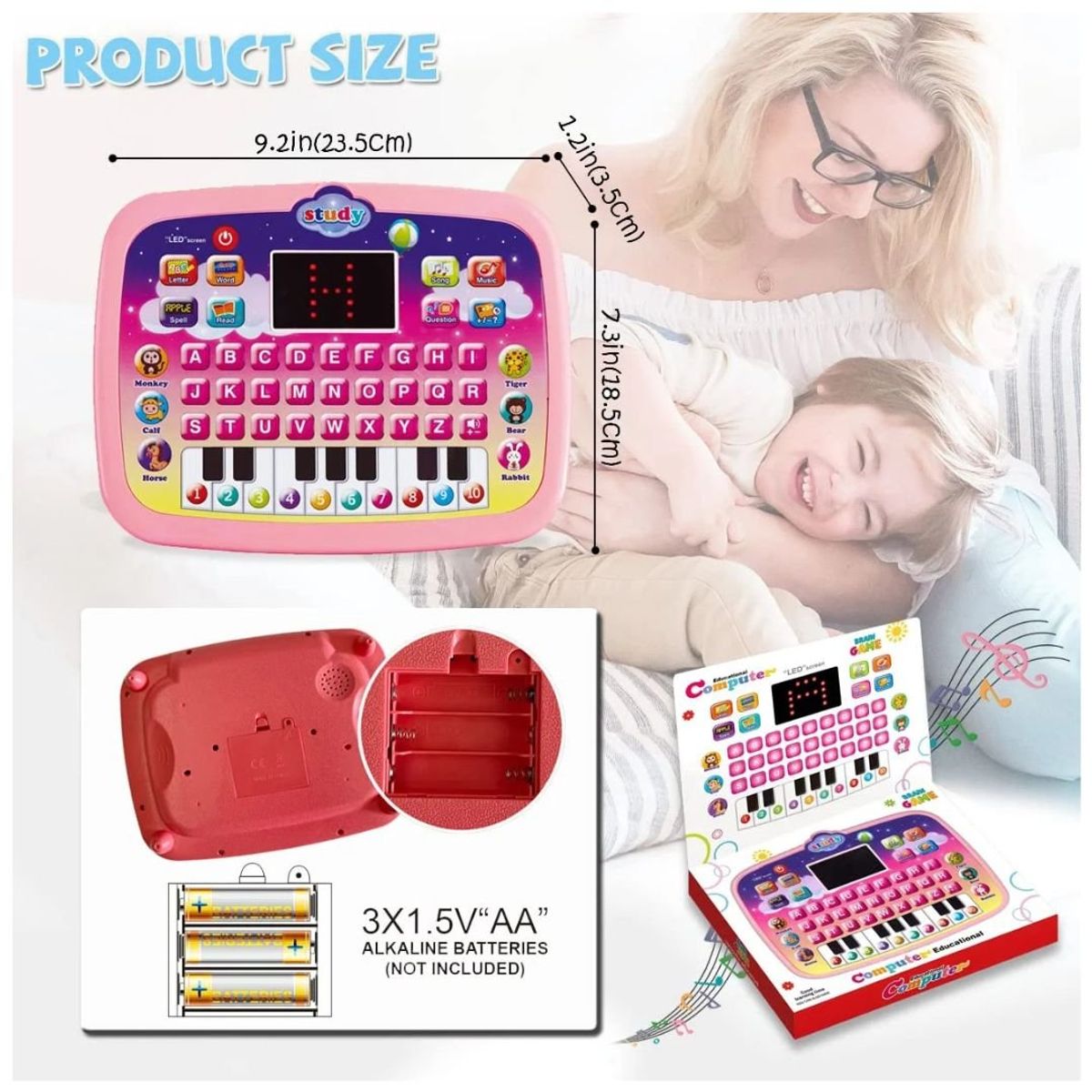 GENERICO - Computadora Educativa Multifuncional Para Niños