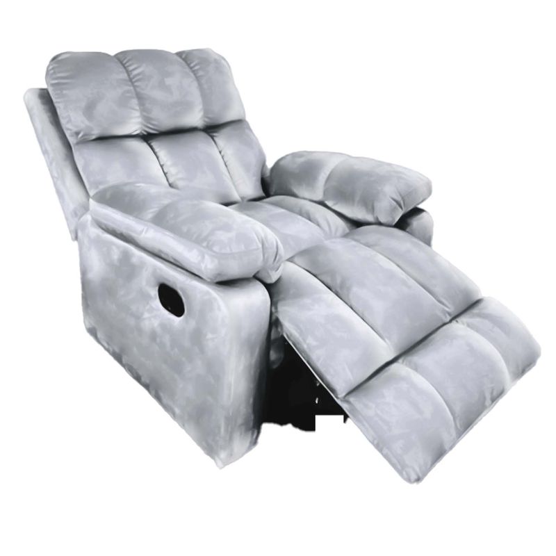 INIUS - Sillón Reclinable de Gamuza Inius Naps  Gris