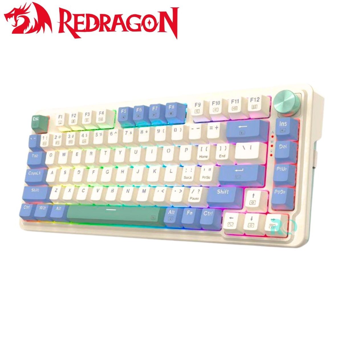 REDRAGON - Teclado Redragon UCALPRO-RGB Wireless English K673CPG PASTEL