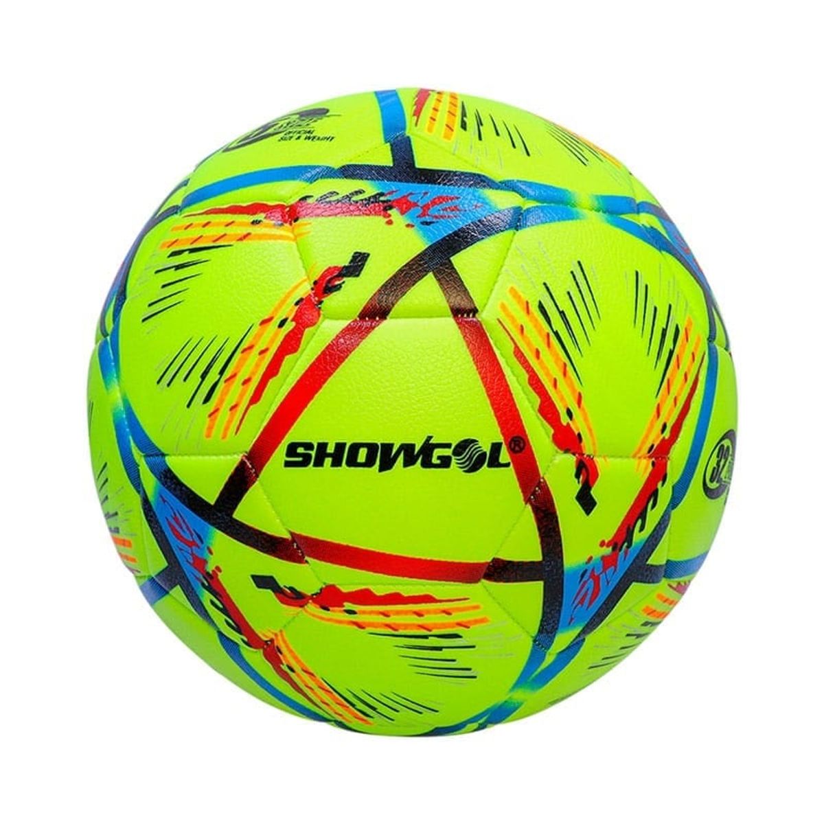 SHOWGOL - PELOTA PARA FÚTBOL TALLA 5 PVC FOAM 3.5MM SHOWGOL