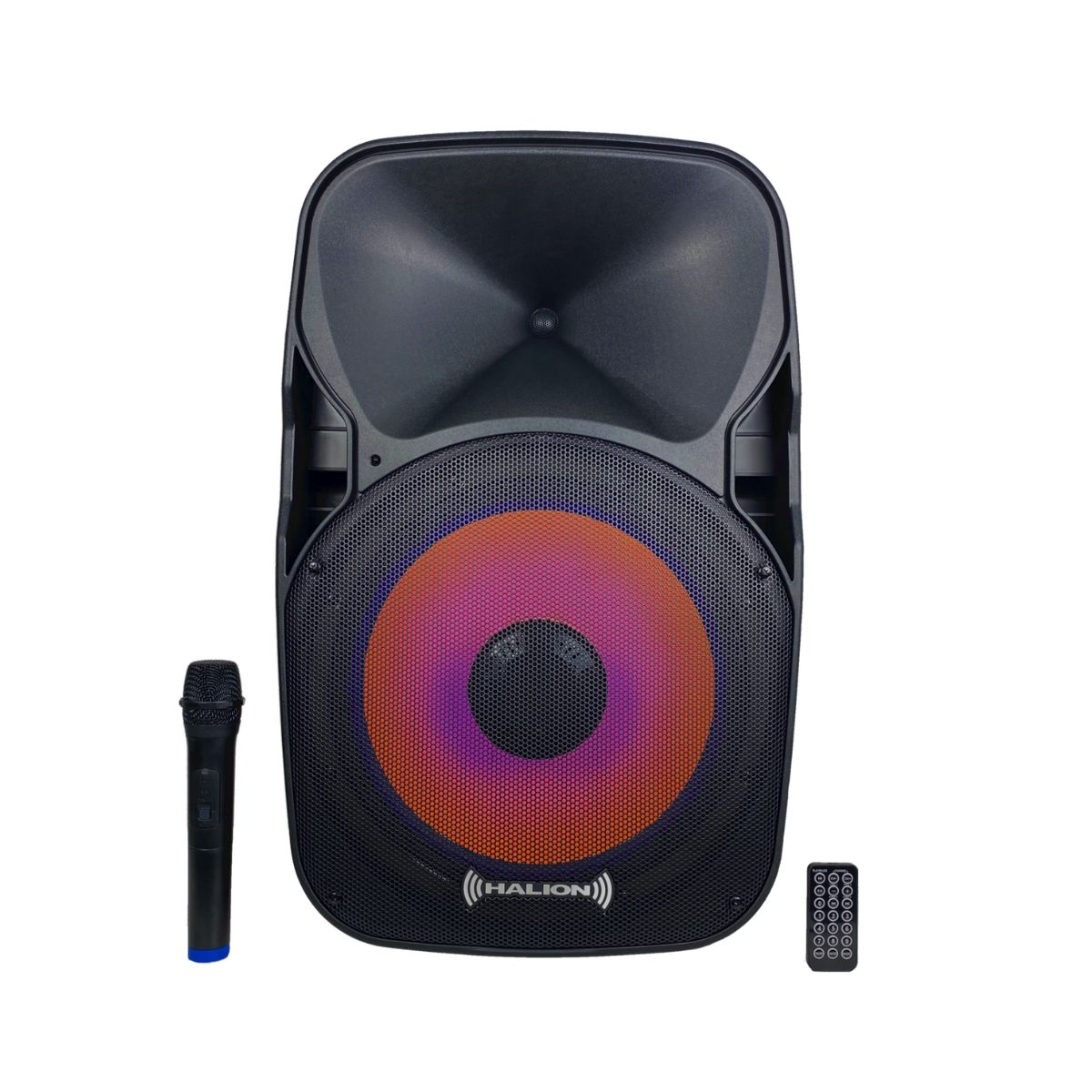 HALION - COMBO Parlante Activo Halion RHA-15EB 800W USB BT + TRIPODE