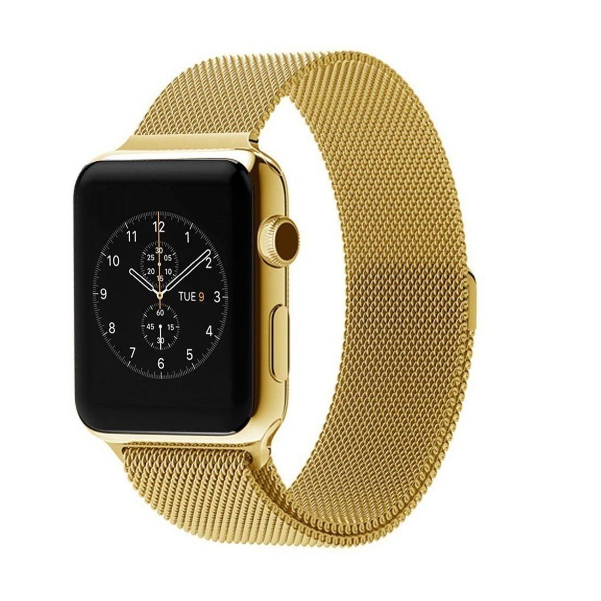 GENERICO - Correas Milanese Imantada para Applewatch 38-40-41mm Dorado