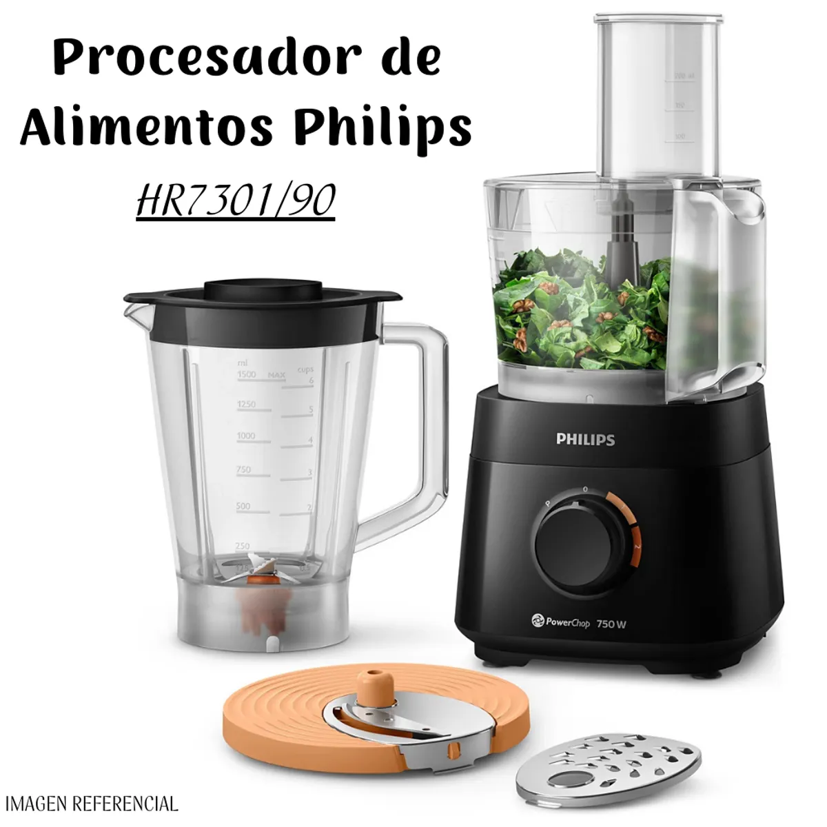 PHILIPS - Procesadora De Alimentos Philips HR7301-90