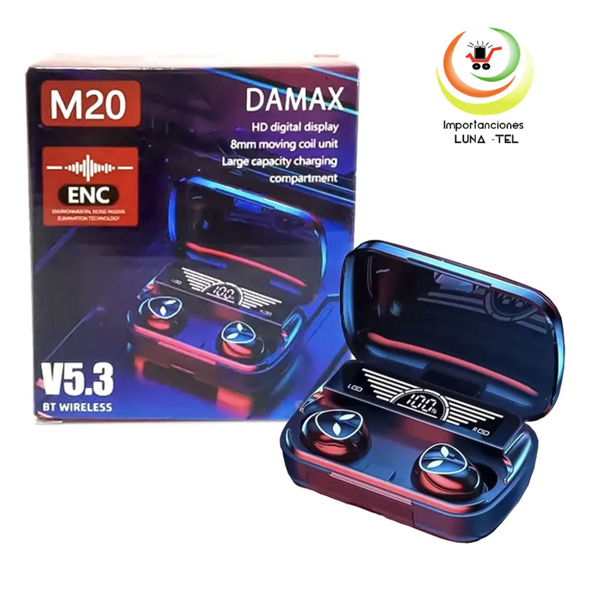 GENERICO - AUDIFONO Bluetooth M20