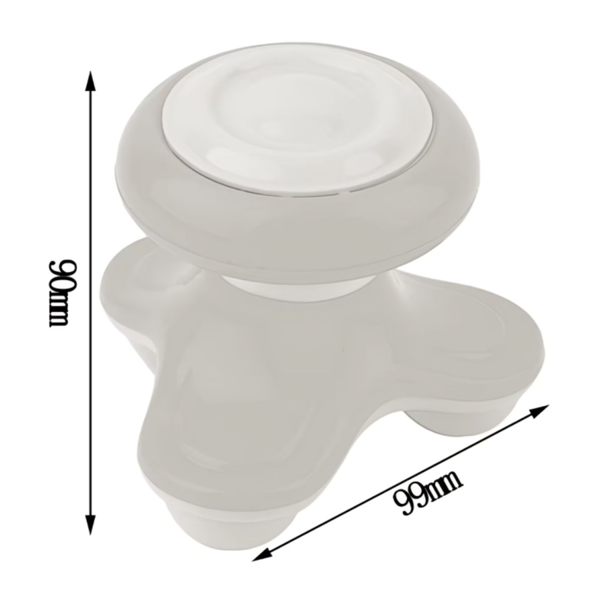 GENERICO - Masajeador Eléctrico Portátil A Pilas Y Corriente Directa  -  VERDE