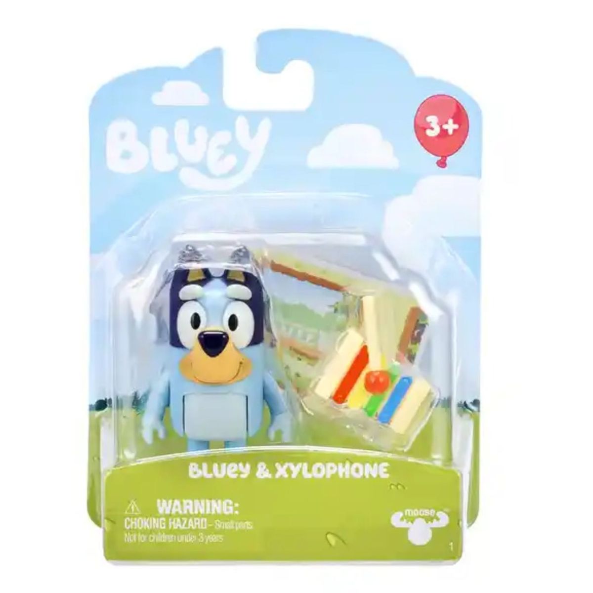 BLUEY - Figura Personaje Bluey con Accesorio- Bluey & Xylphone