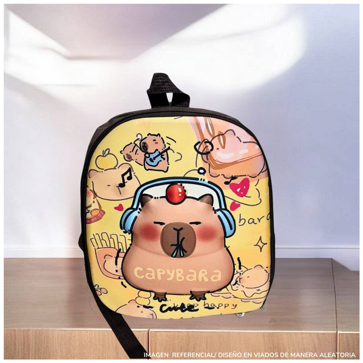 INSPIRA MARKET - Mochila Capibara Escolar Kawai Niños y Niña