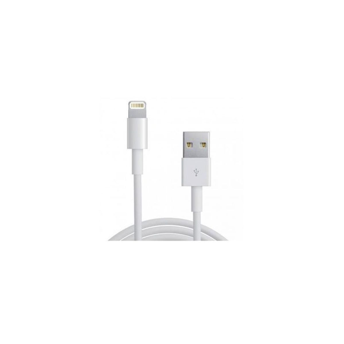 GENERICO - Cable conector usb para iphone - blanco