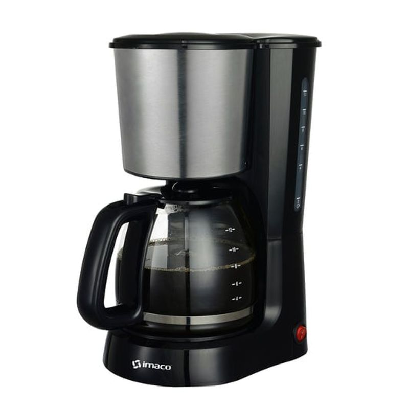 IMACO - Cafetera 4 tazas con Moledor de Cafe Imaco ICMG4070 Negro