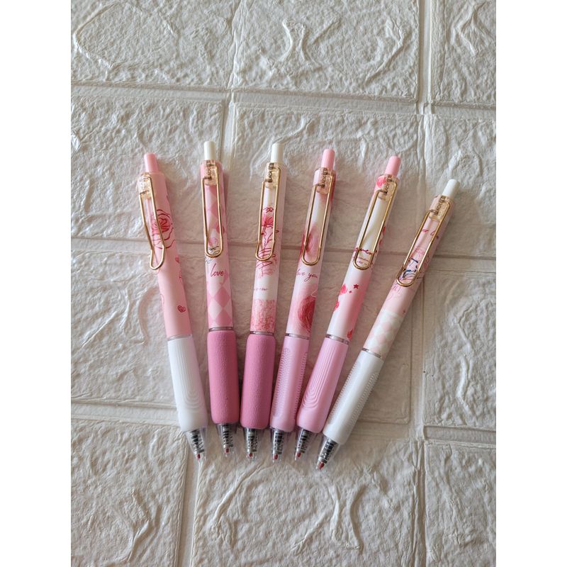 GENERICO - Set de lapiceros florales x 6und