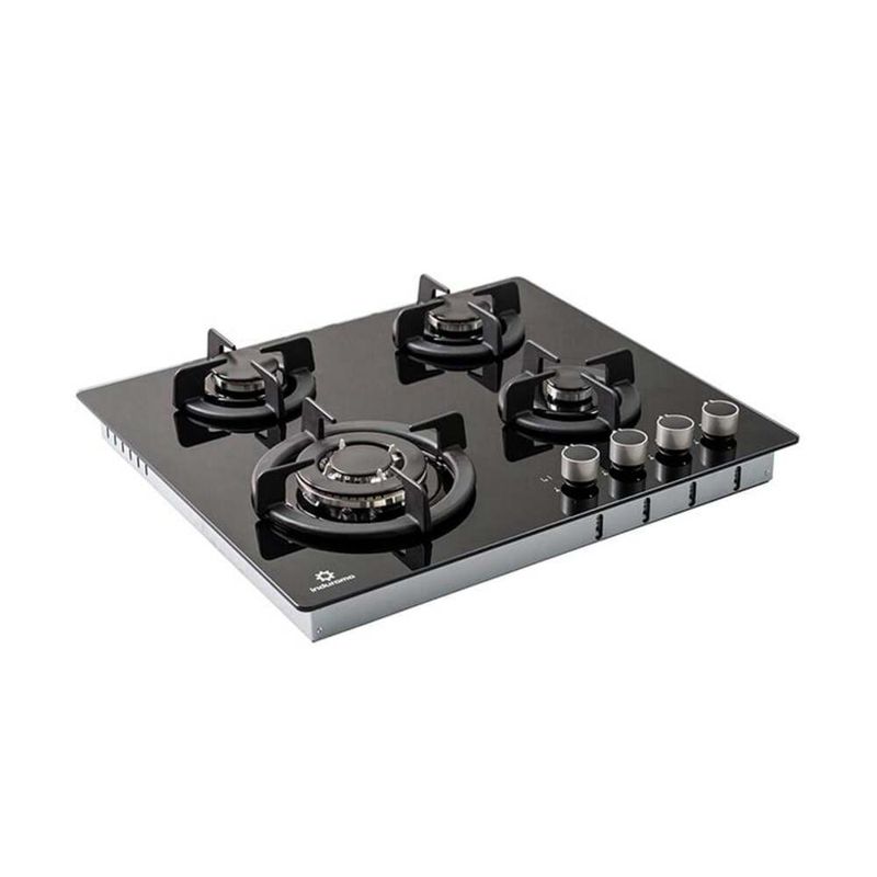 INDURAMA - Encimera de 4 Quemadores Indurama EGI-604VDNEG Negro