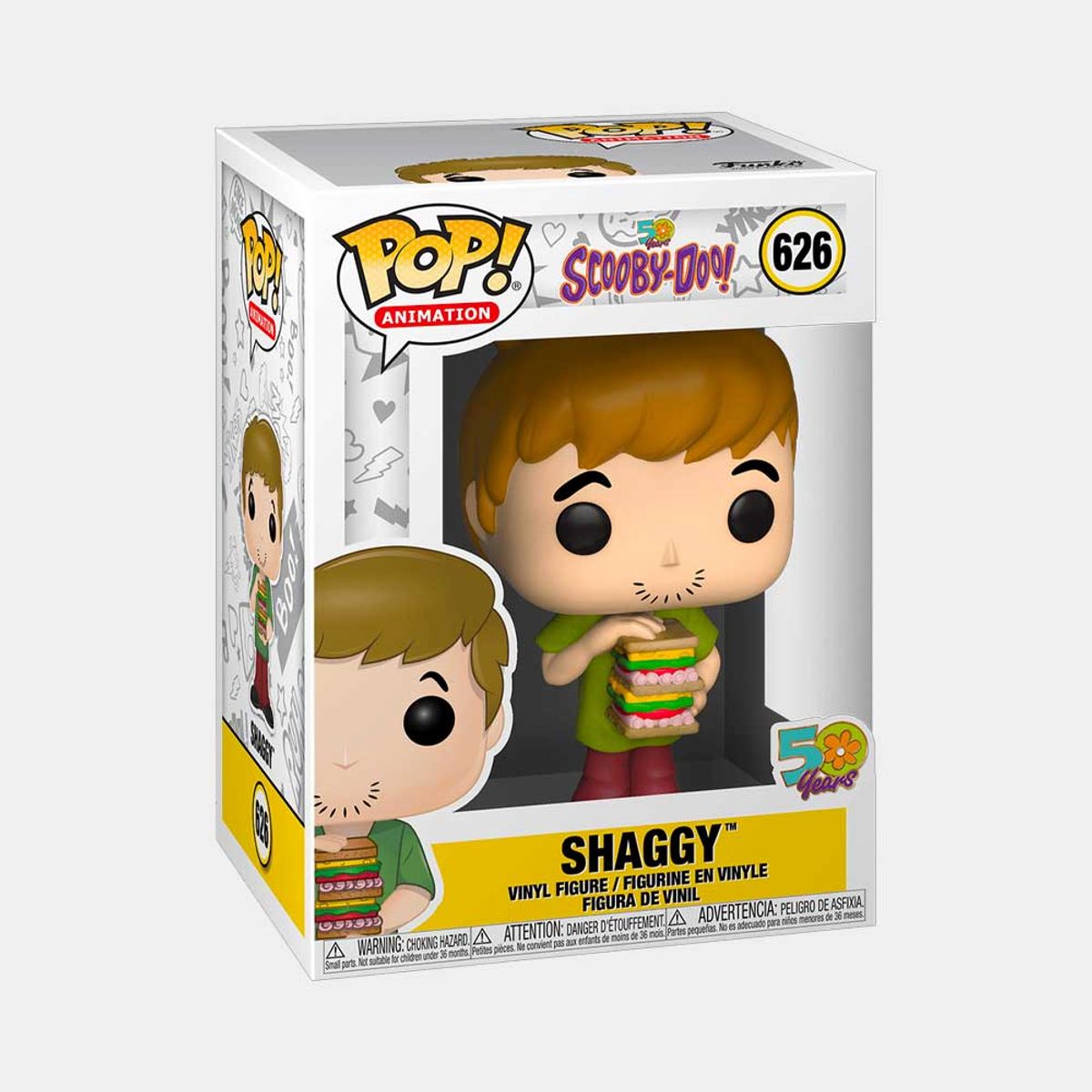 FUNKO - FUNKO POP SCOOBY-DOO 50TH - SHAGGY WITH SANDWICH