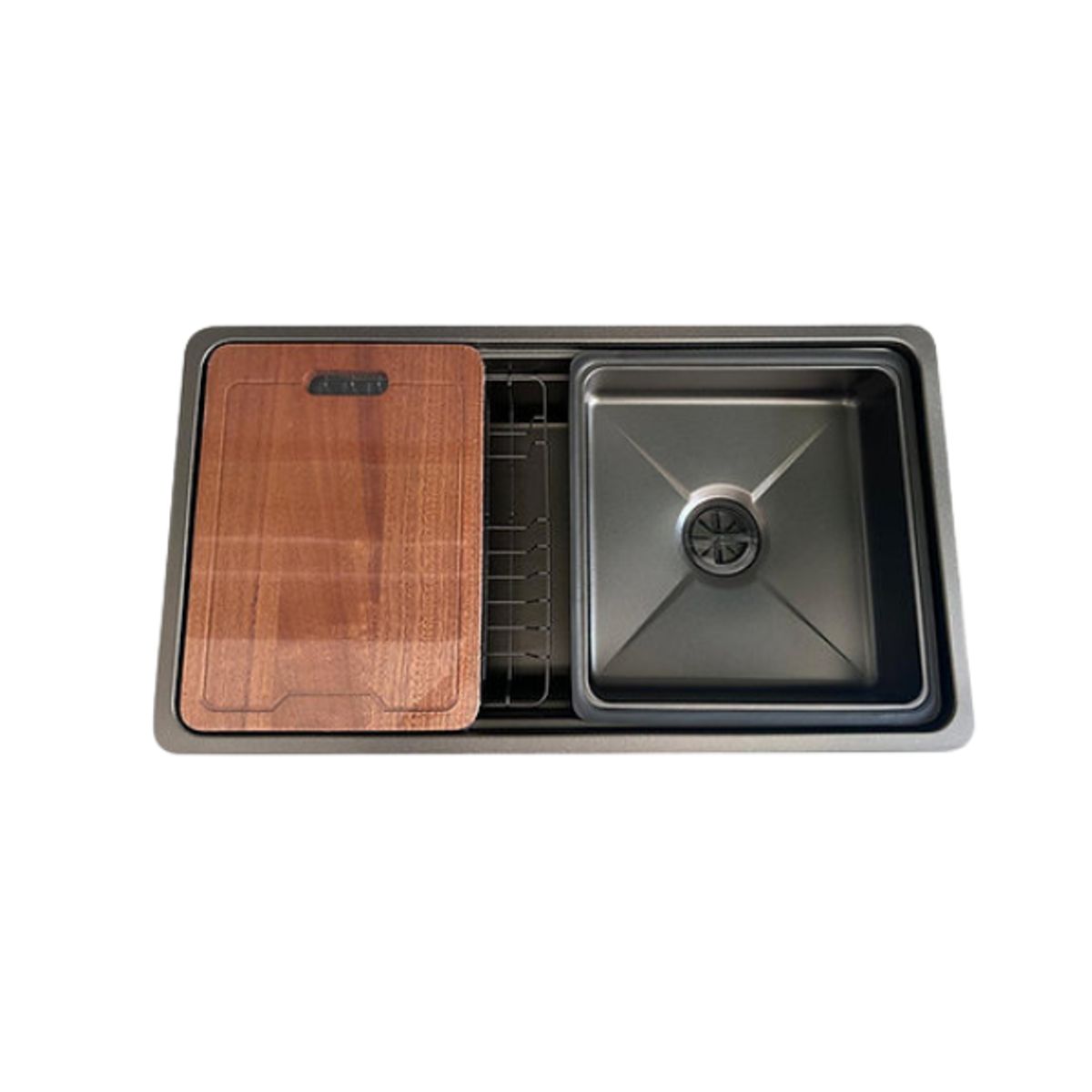 XM - LAVADERO DE COCINA NEGRO US30401E-7843