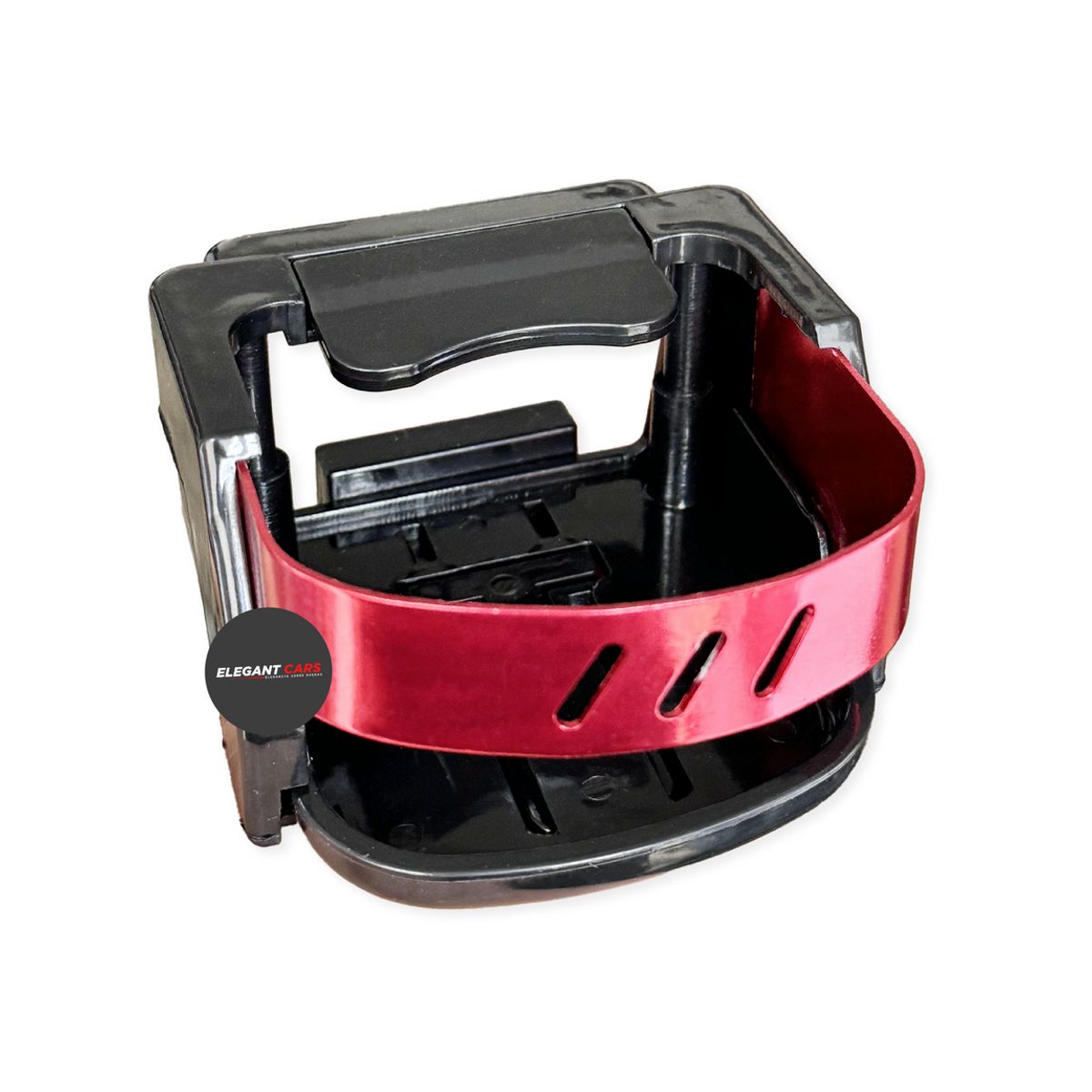 JET - Porta Vaso Deportivo Universal Rojo Con Negro