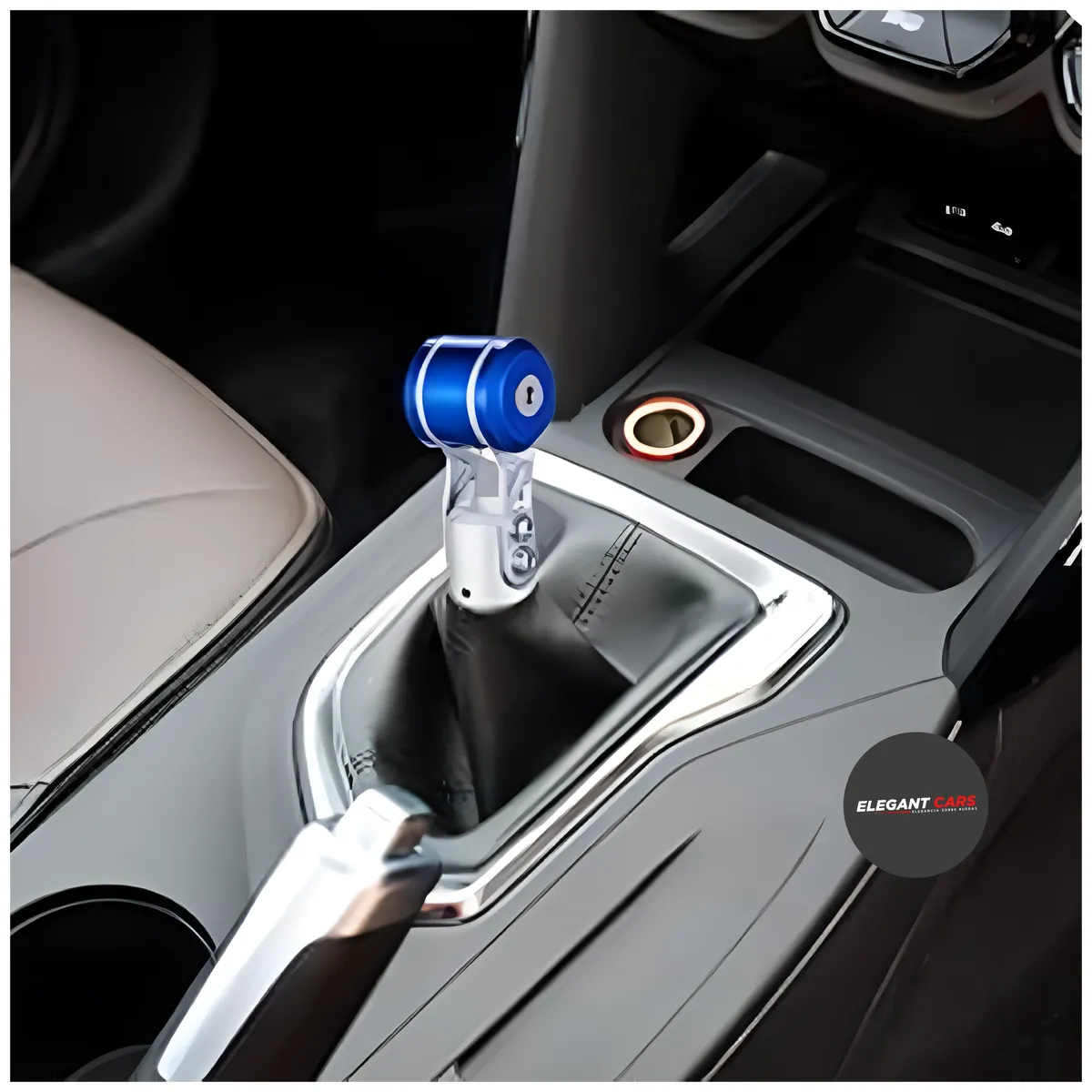 JET - Perilla Palanca De Cambios Universal  Deportivo Azul