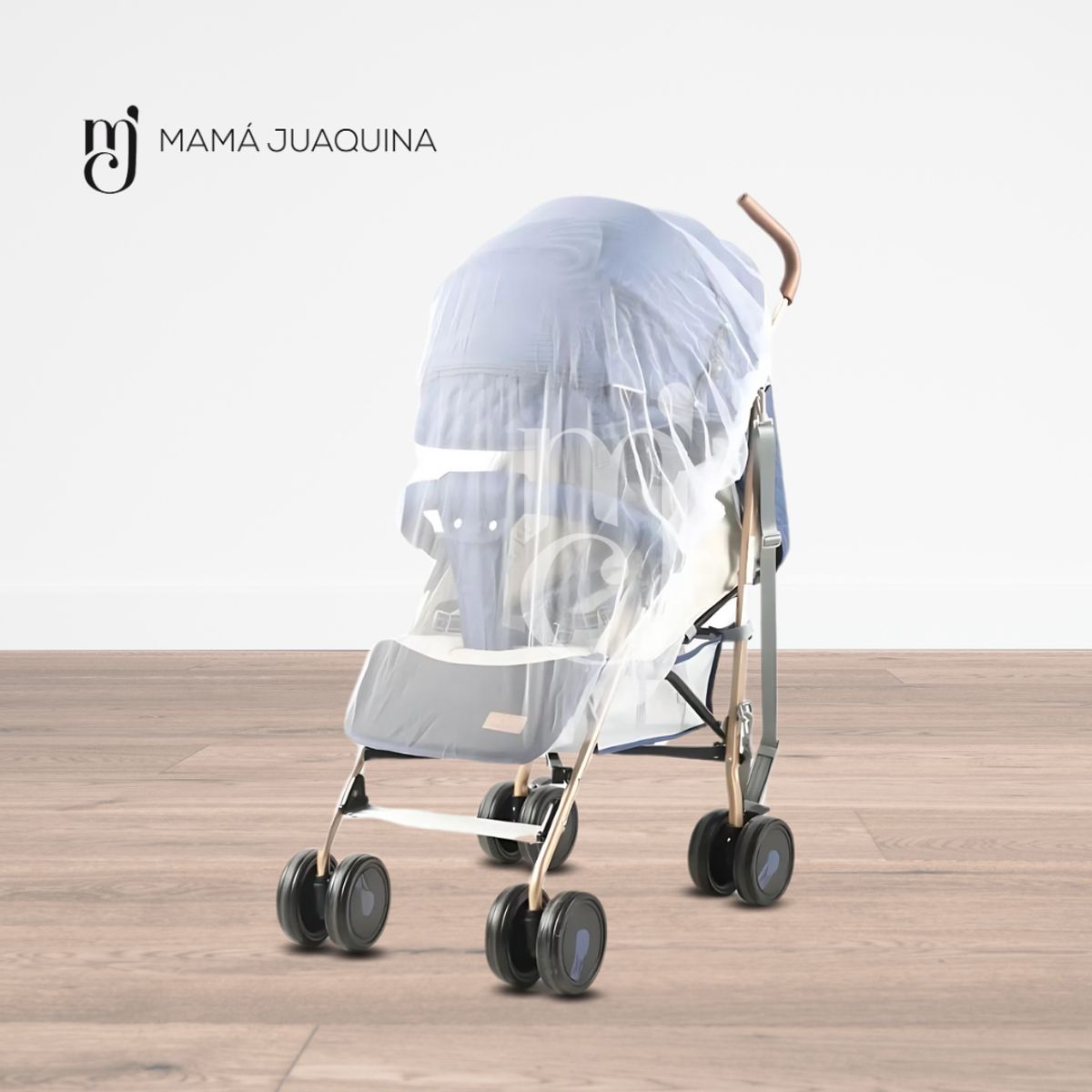 BABY - Coche Bastón de Lujo «BEAUTI PLUS» Blue