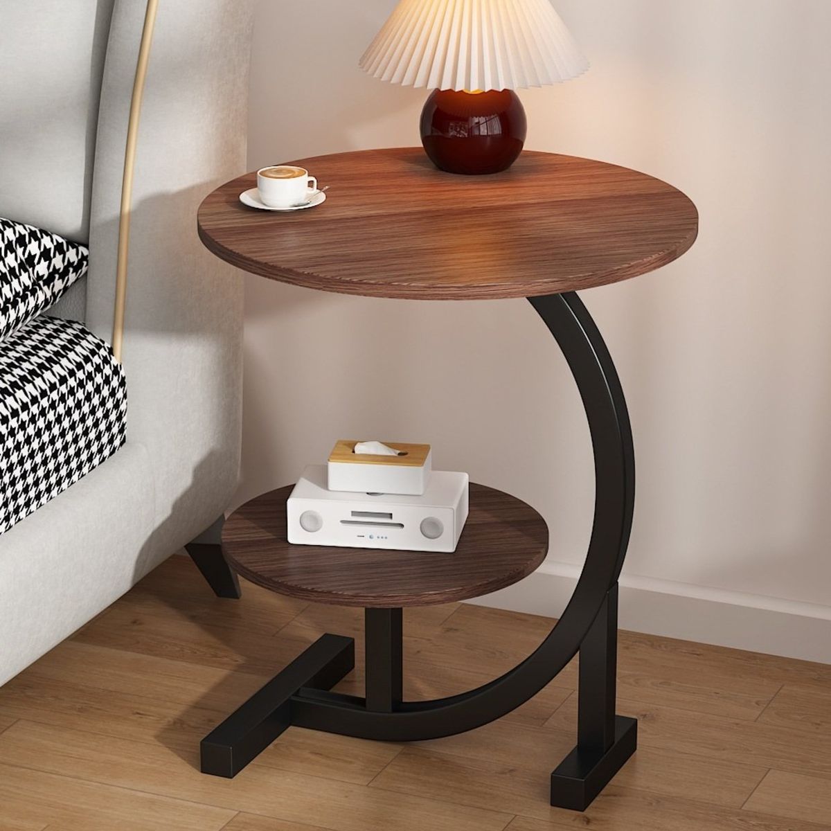 GENERICO - Mesa De Centro Sala De Estar Minimalista Elegante Redonda Hogar